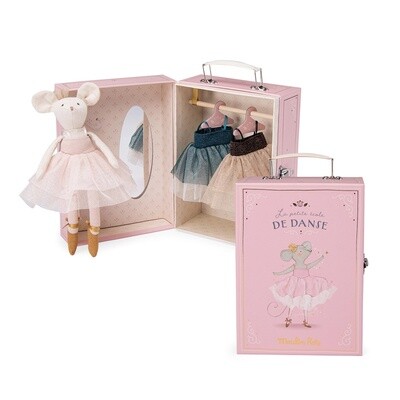 Ballerina Mouse Suitcase with Tutu Wardrobe