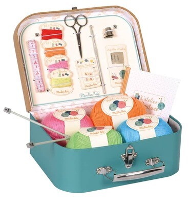 Suitcase Sewing & Knitting Set - Recreational Activity