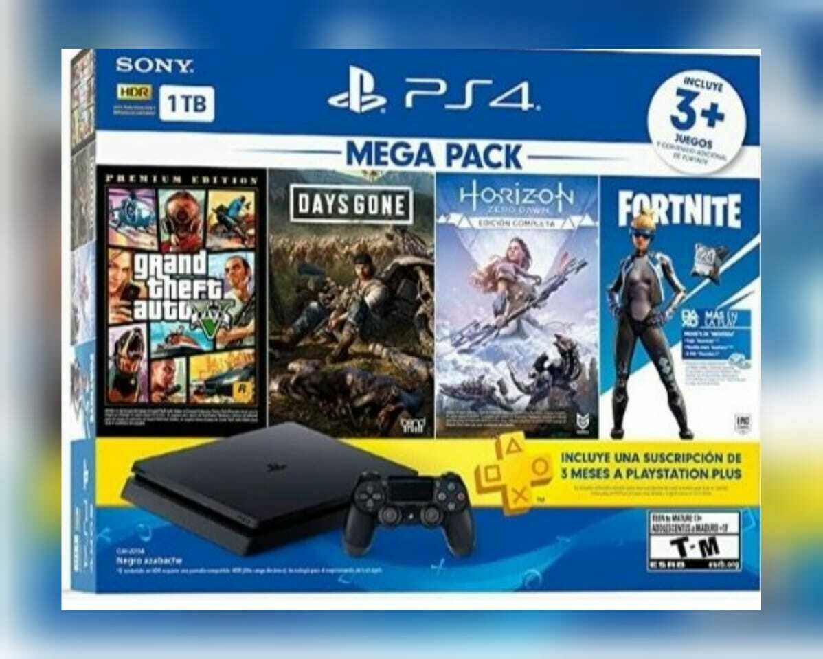 PS4 SLIM 1TB SUPER PACK