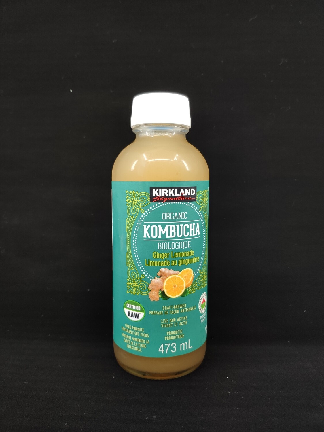 Kirkland KOMBUCHA Lemon&amp;Ginger 473ml 柠檬姜饮料