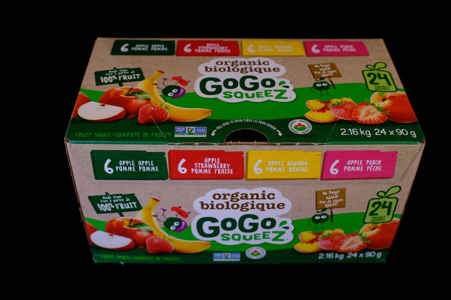 Organic 100% Fruit Gogo Squeeze (24*90g) 果泥
