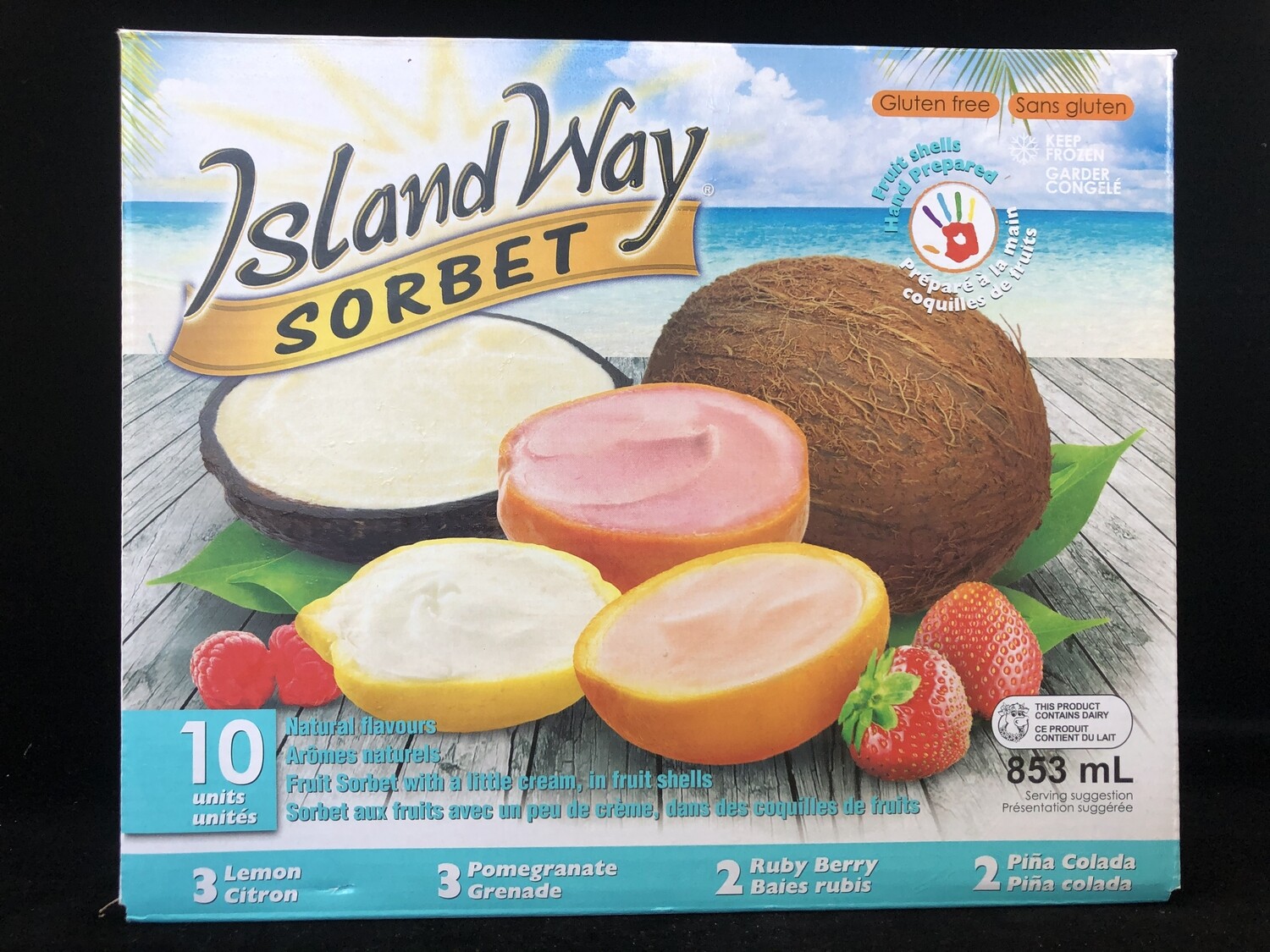 Island Way Fruit Sorbet (10 units) 综合水果冰沙