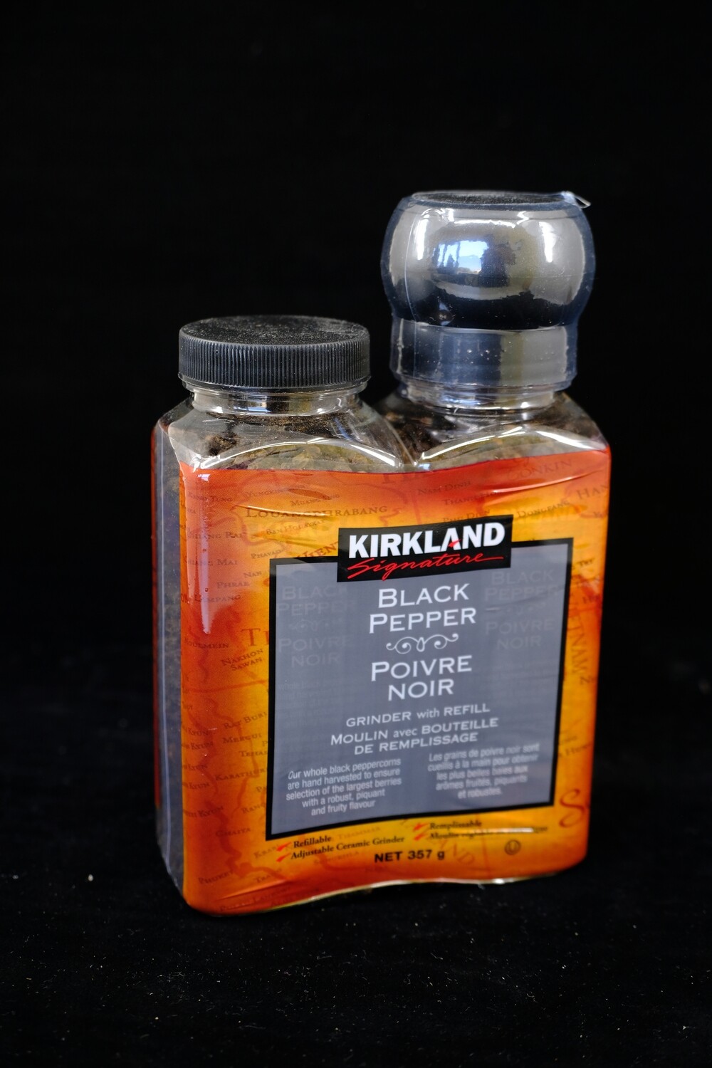 Kirkland Black Pepper (grinder with refill) 357g 黑胡椒