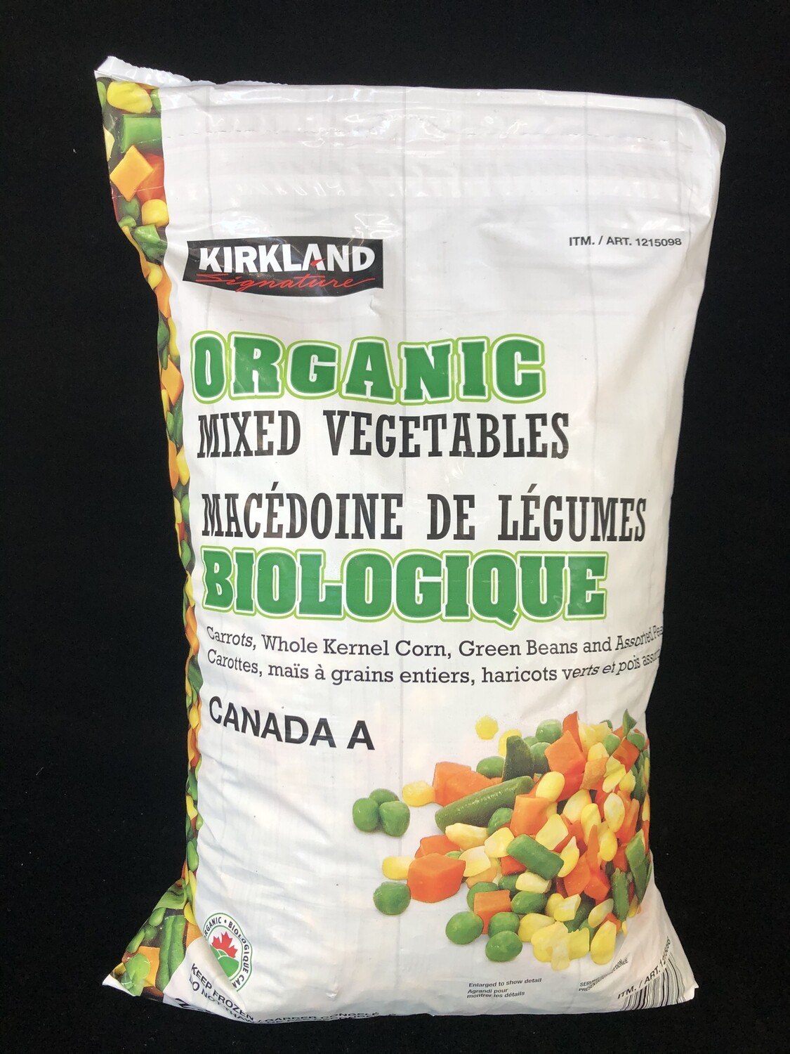 Kirkland Organic Frozen Mixed Vegetables 综合蔬菜粒