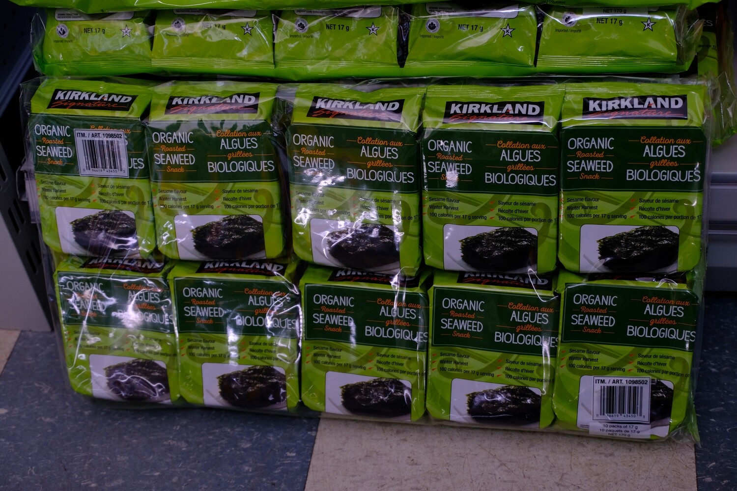 Kirkland Organic Seaweed 17g*10 有机海苔脆片