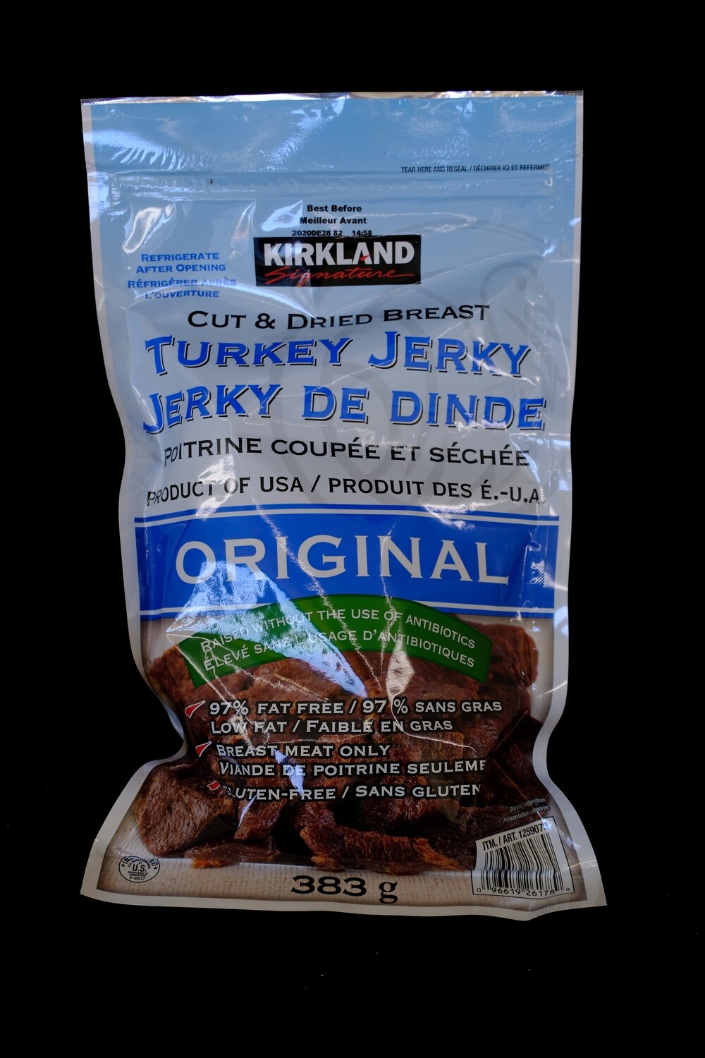 Kirkland Turkey Jerky 383g 火鸡肉干