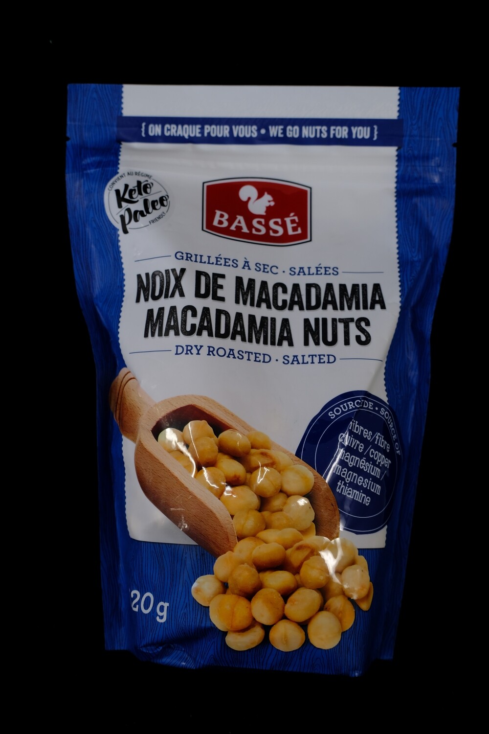Dry roasted salted Macadamia Nut 520g 夏威夷果