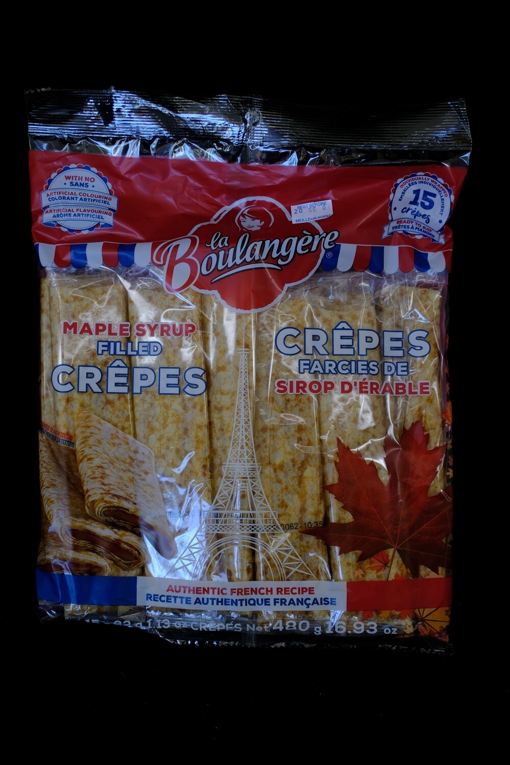 Maple Syrup Filled Crepes 480g 枫糖可利饼