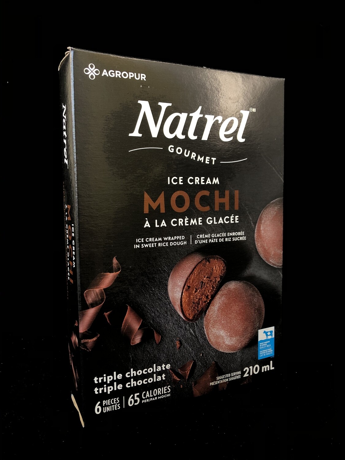 Natrel Mochi (Triple Choclate, 6 piece) 大福冰淇淋 巧克力