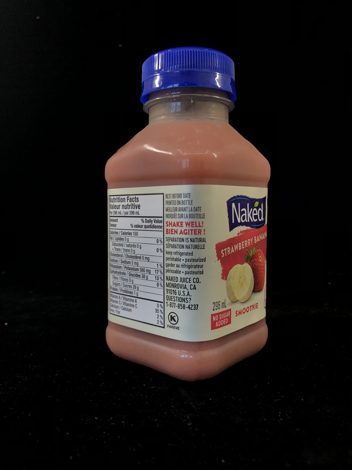 Naked Smoothie (Stawberry banana 296ml) 果昔 草莓香蕉