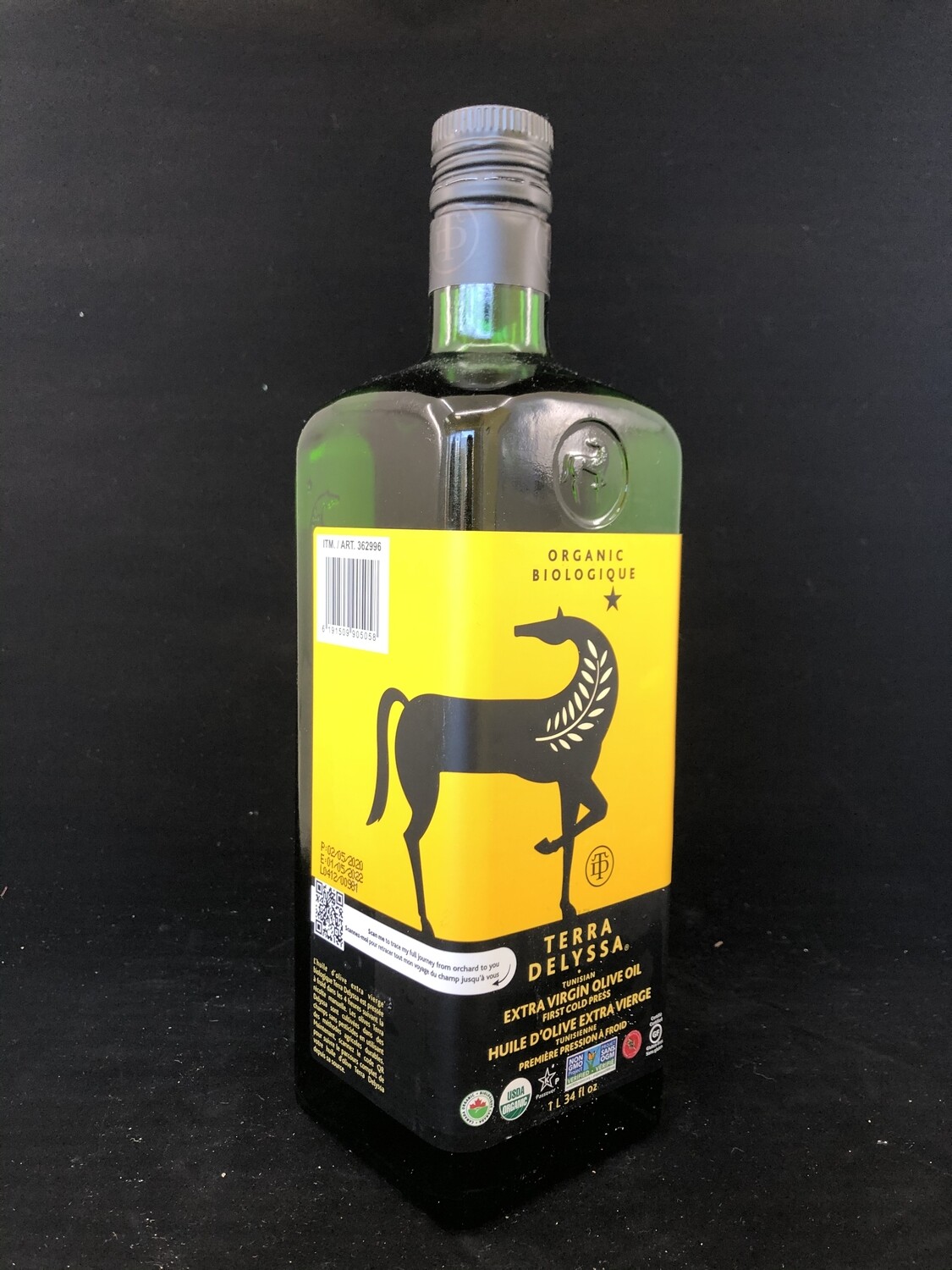 Organic Extra Virgin Olive Oil 34 fl oz  有机初榨橄榄油