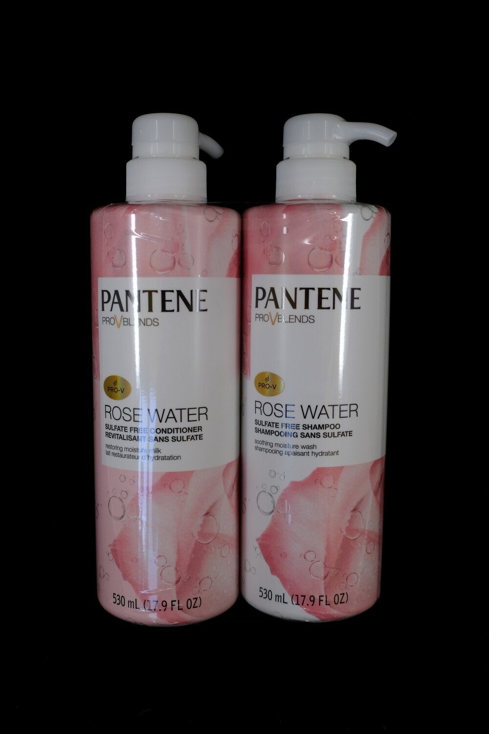 Pantene Rosewater Shampoo&amp;Conditioner 530ml*2 玫瑰水洗发水