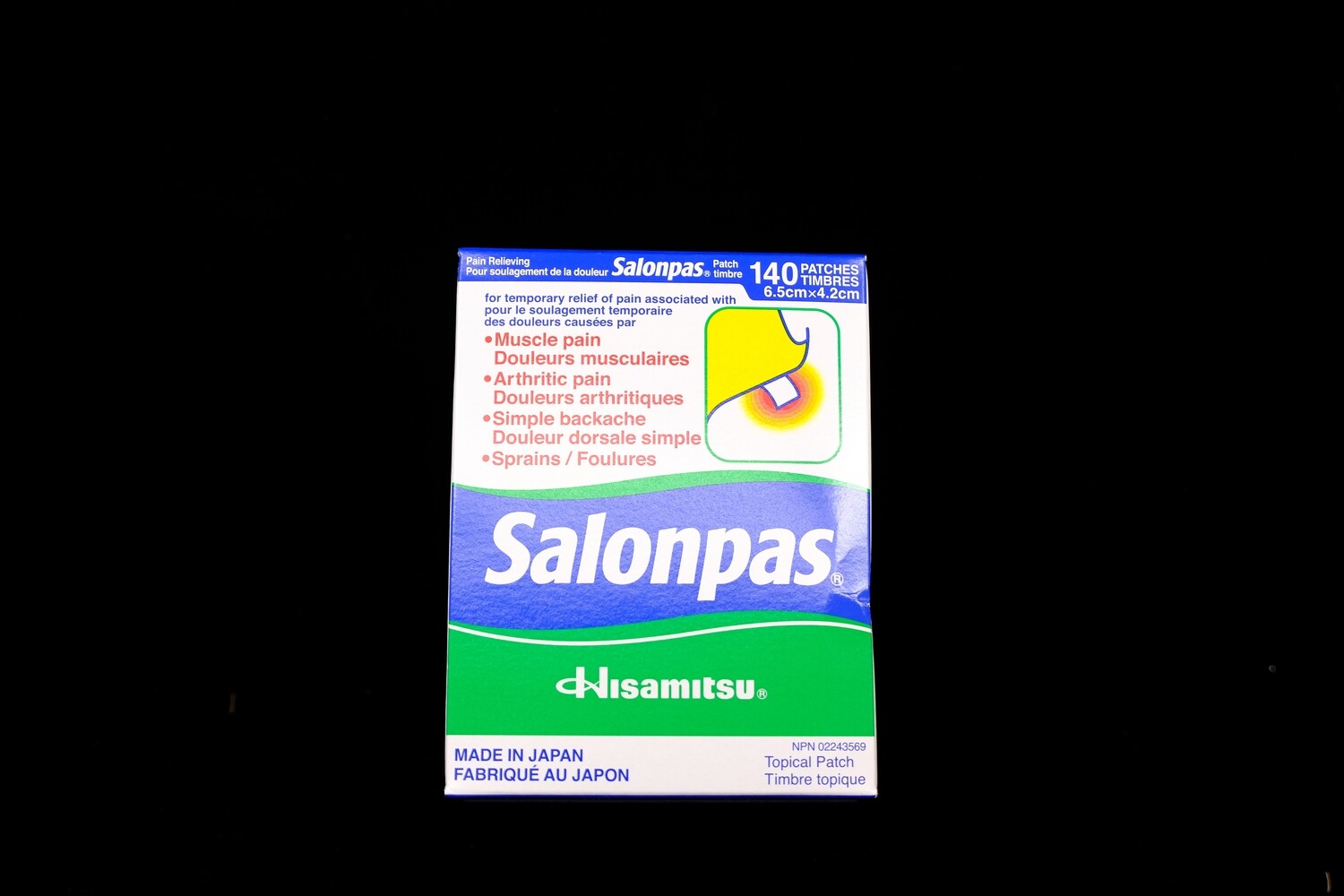 Salonpas Pain Relieving (140 patches) 日本消炎止痛膏