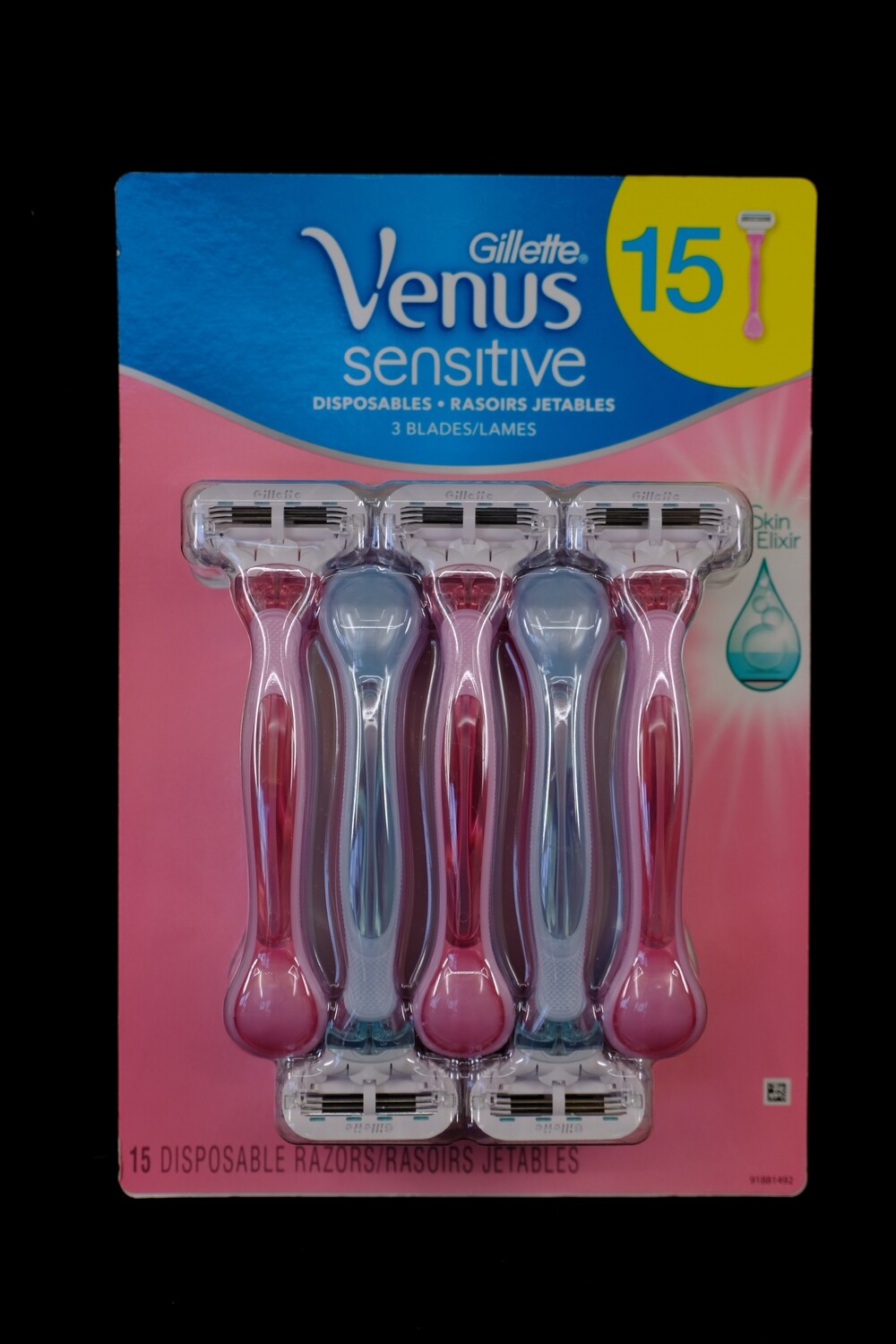 Venus Sensitive Razors (15 disposable razors) 女士刮刀