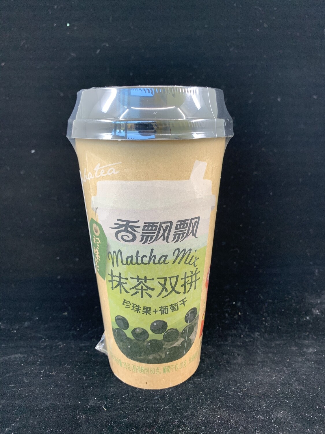 Matcha Mix (Tapioca &amp; Dried Grape) 香飘飘抹茶双拼奶茶