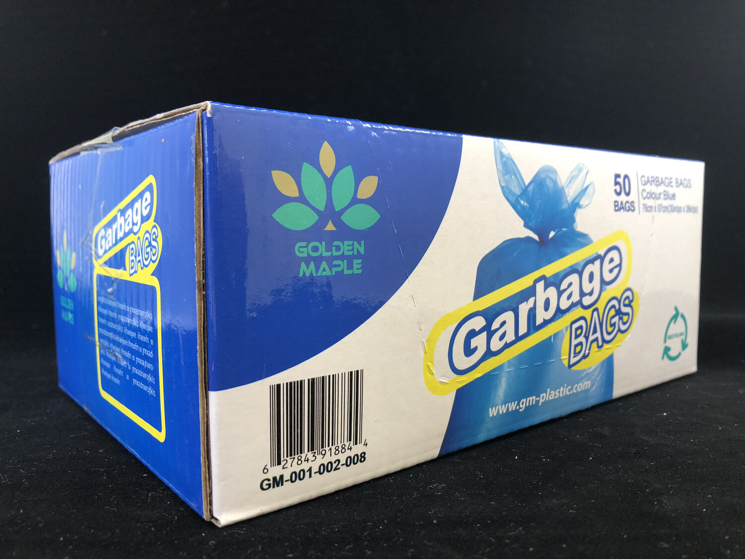 Garbage Bag (50 pack, Blue) 蓝色垃圾袋