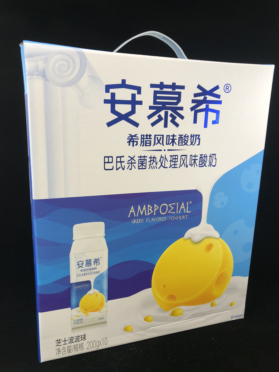 AMBPOEIAL Greek Flavor Yogurt  (cheese ball 200ml*10) 安慕希芝士波波球
