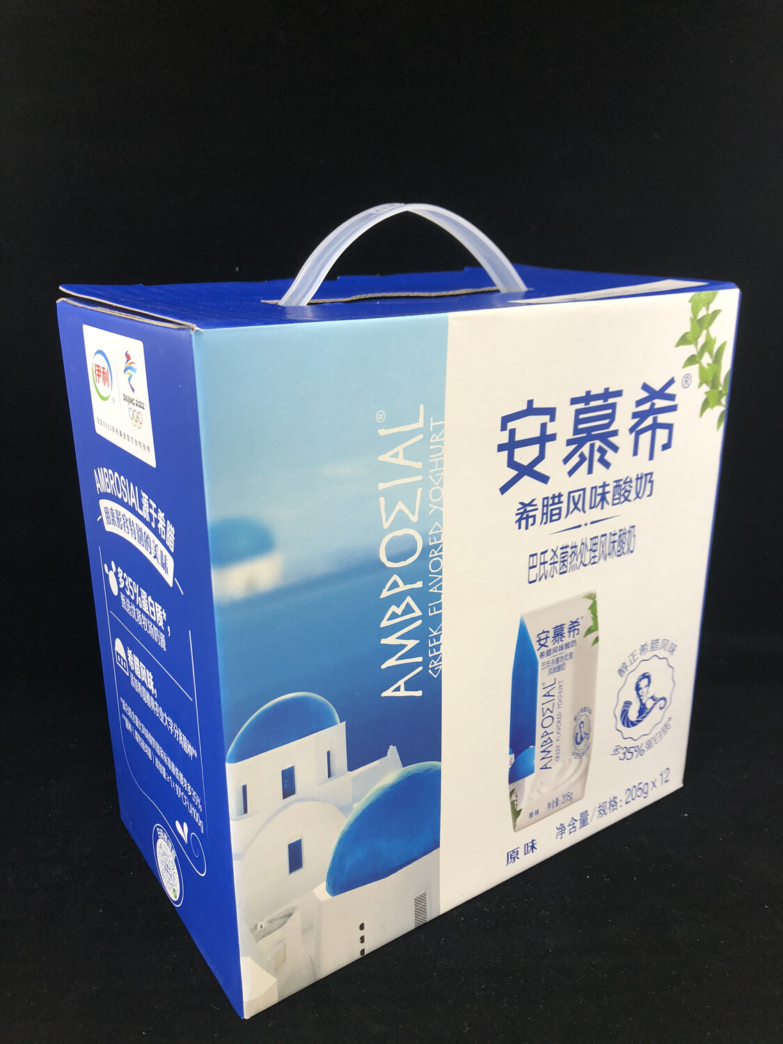 AMBPOEIAL Greek Flavor Yogurt (206g*12) 安慕希原味酸奶
