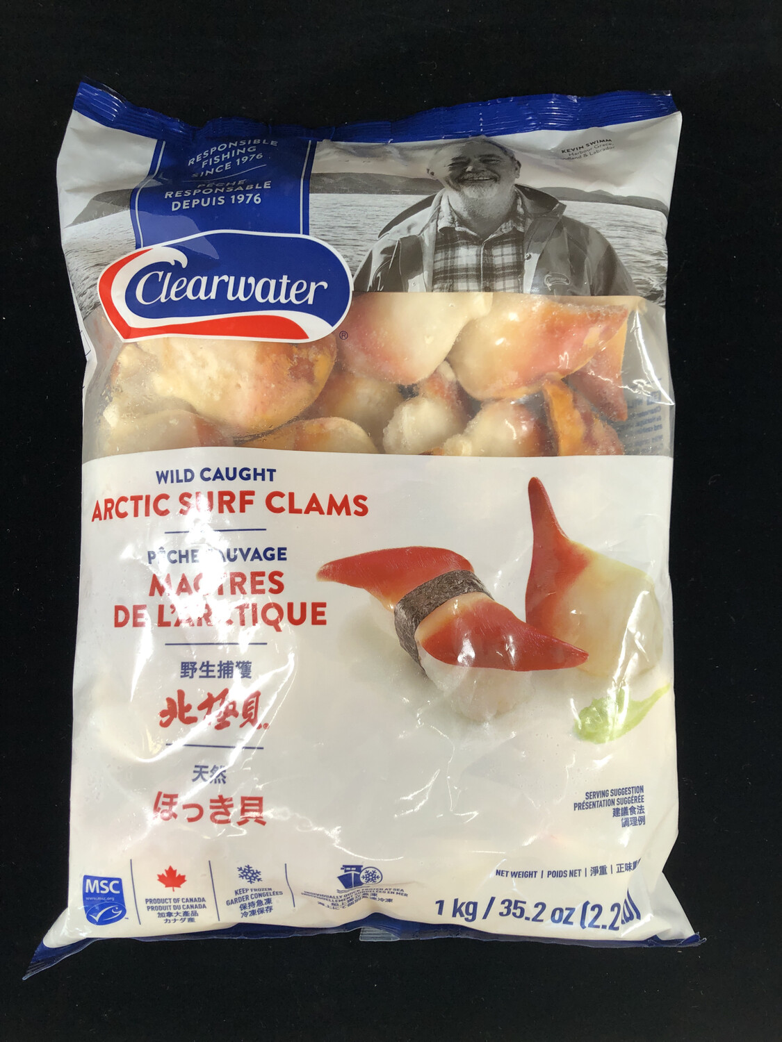 Wild Caught Arctic Surf  Clams 1kg 野生捕捞北极贝