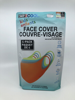 Washable Kid Mask （4 pack）儿童可水洗口罩4个装