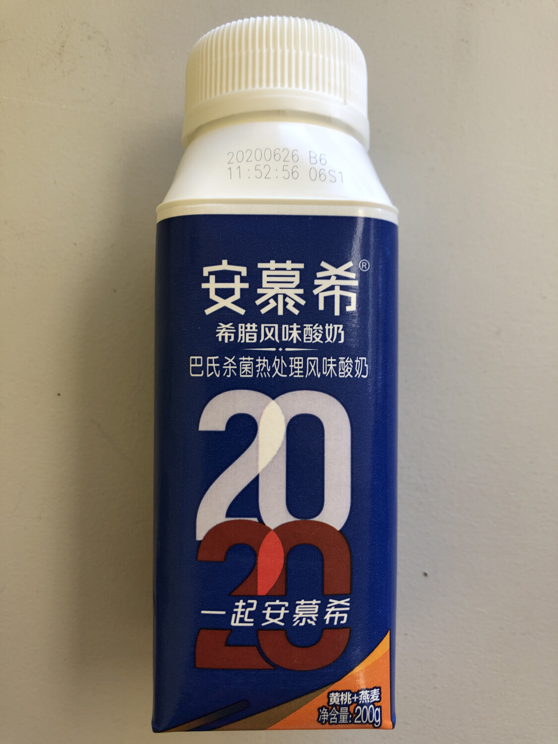 AMBPOEIAL Greek Flavor Yogurt (Peach &amp; Oat) 安慕希黄桃+燕麦酸奶