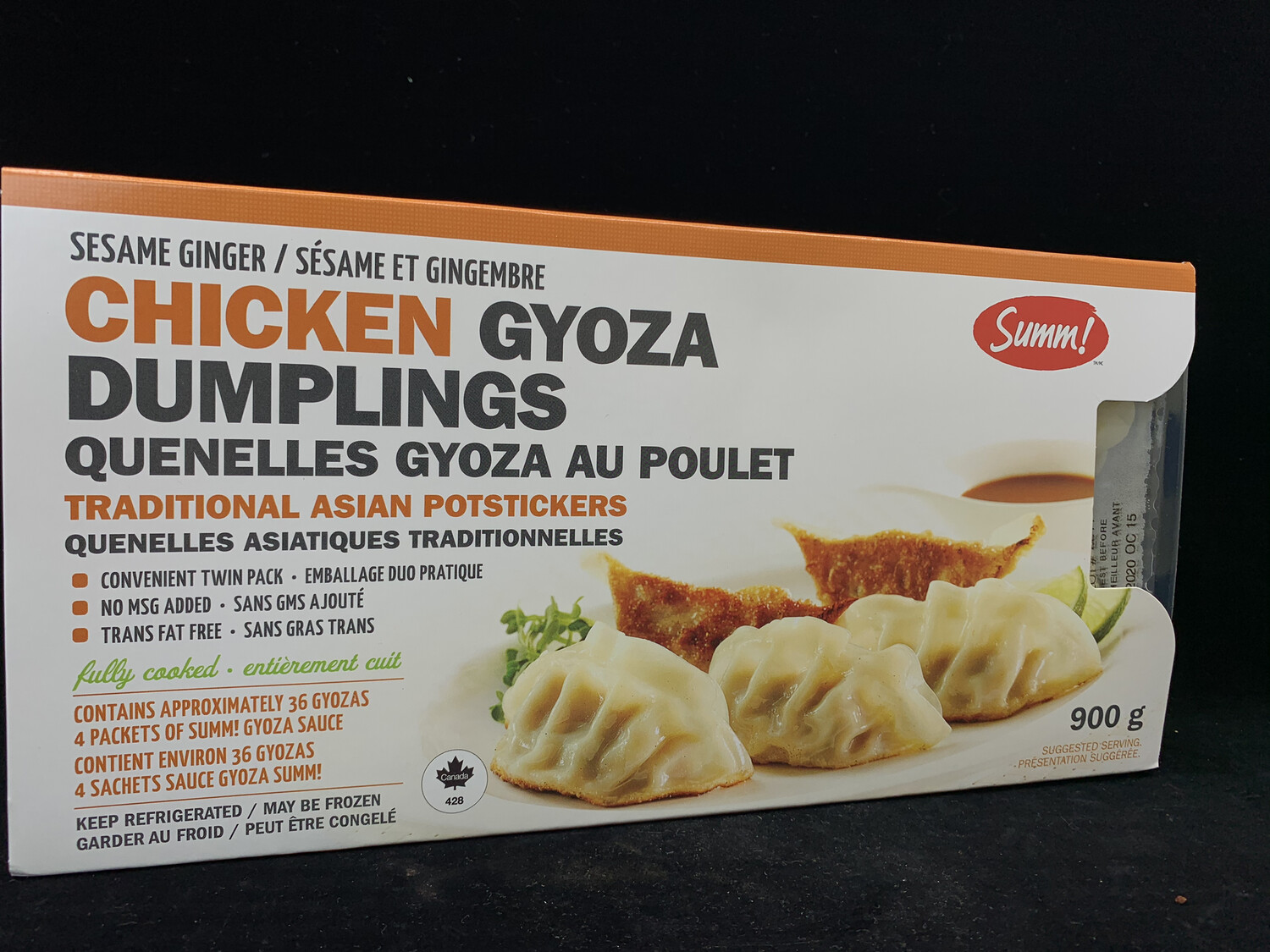 Chicken Gyoza Dumplings 900g 鸡肉煎饺
