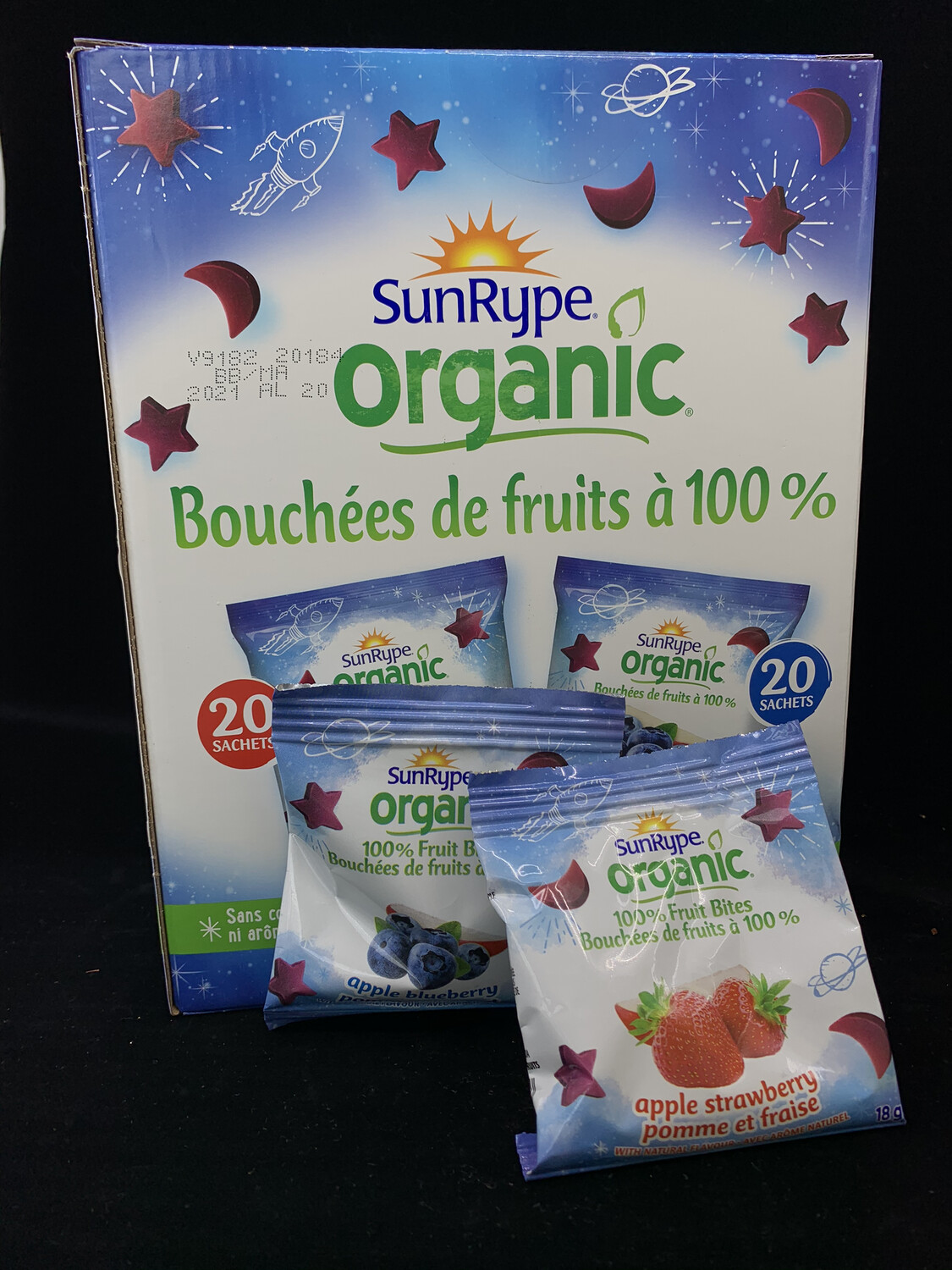 SunRype Organic Fruits Bite （Mix Flavor, 40 packs）有机水果豆 （40袋）