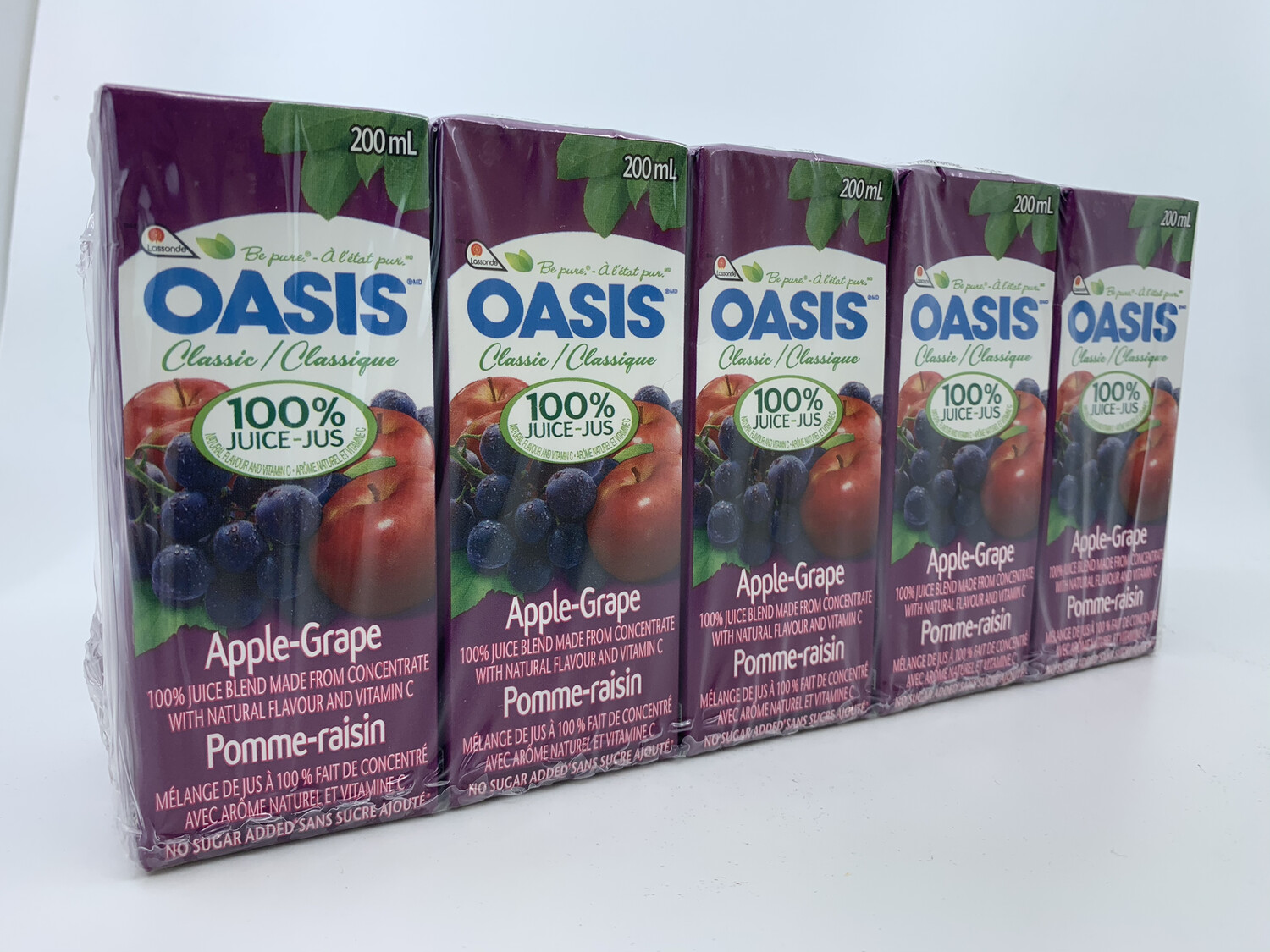 Oasis Apple-Grape Juice (200ml*10) 苹果葡萄汁