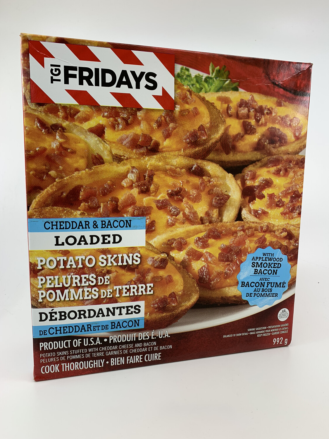 Fridays Cheddar &amp; Bacon loaded Potato Skins 992g 星期五芝士培根烤土豆皮