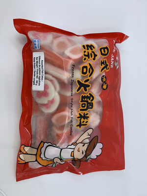 Assorted Fish Cakes 500g (frozen Japaness sytel) 日式综合火锅丸