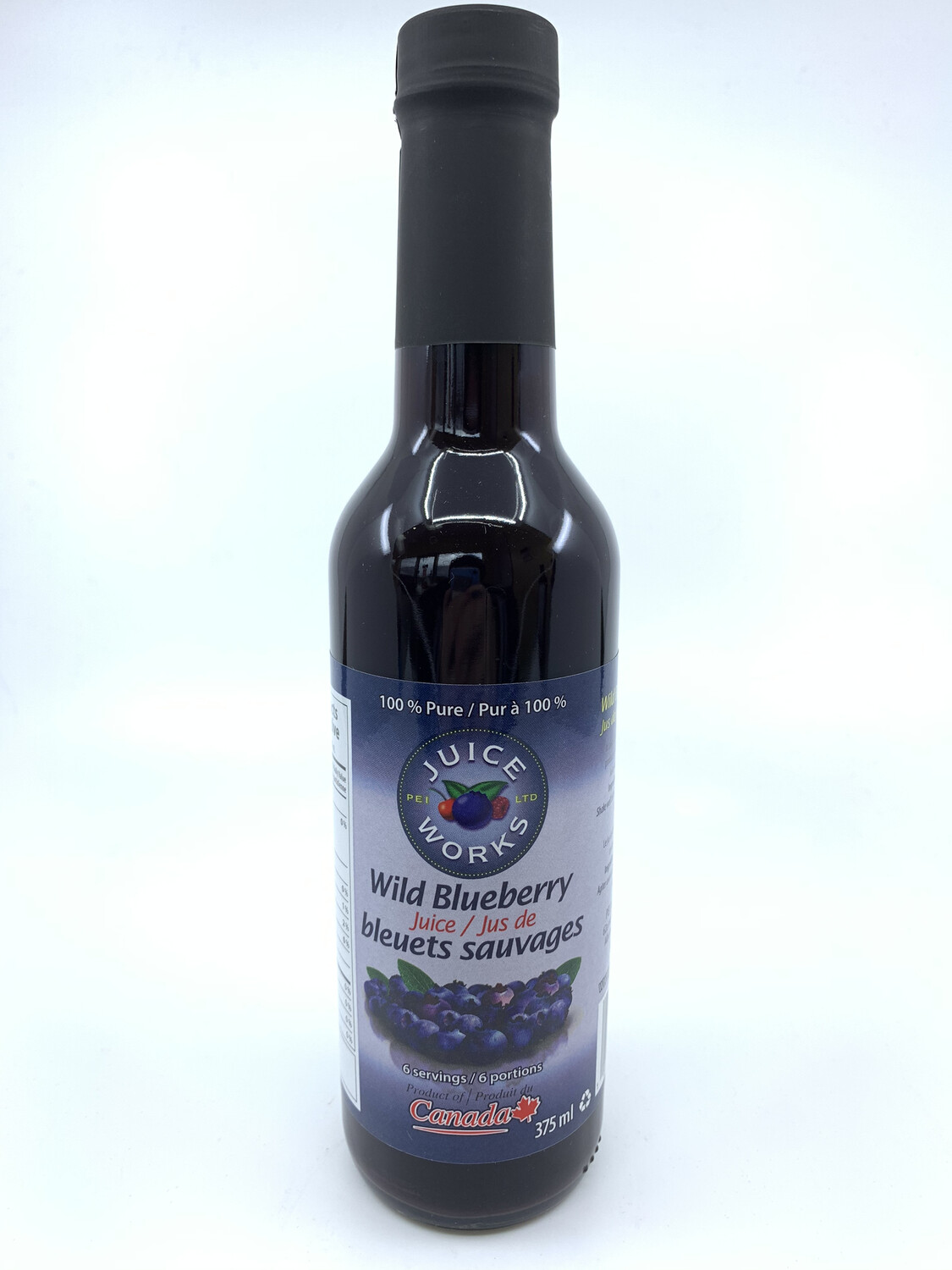 Wild Blueberry Juice 375ml 爱岛野生蓝莓汁