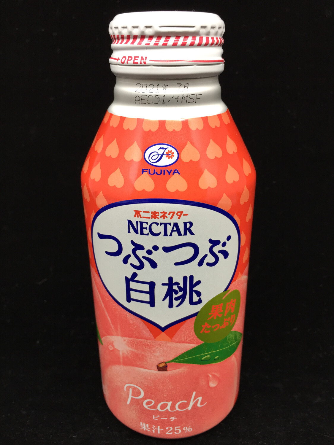 Z Fujiya peach drink(380g) 白桃果肉果汁