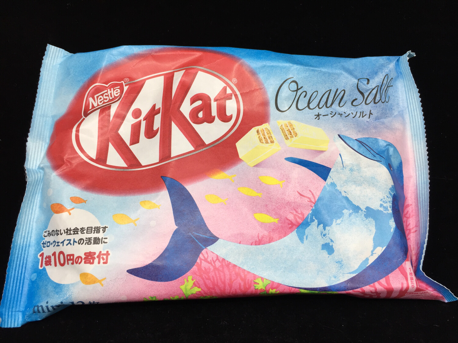 Z Nestle Japan kitkat mini-ocean salt flavor(12pc) 雀巢日本奇巧（海盐味）