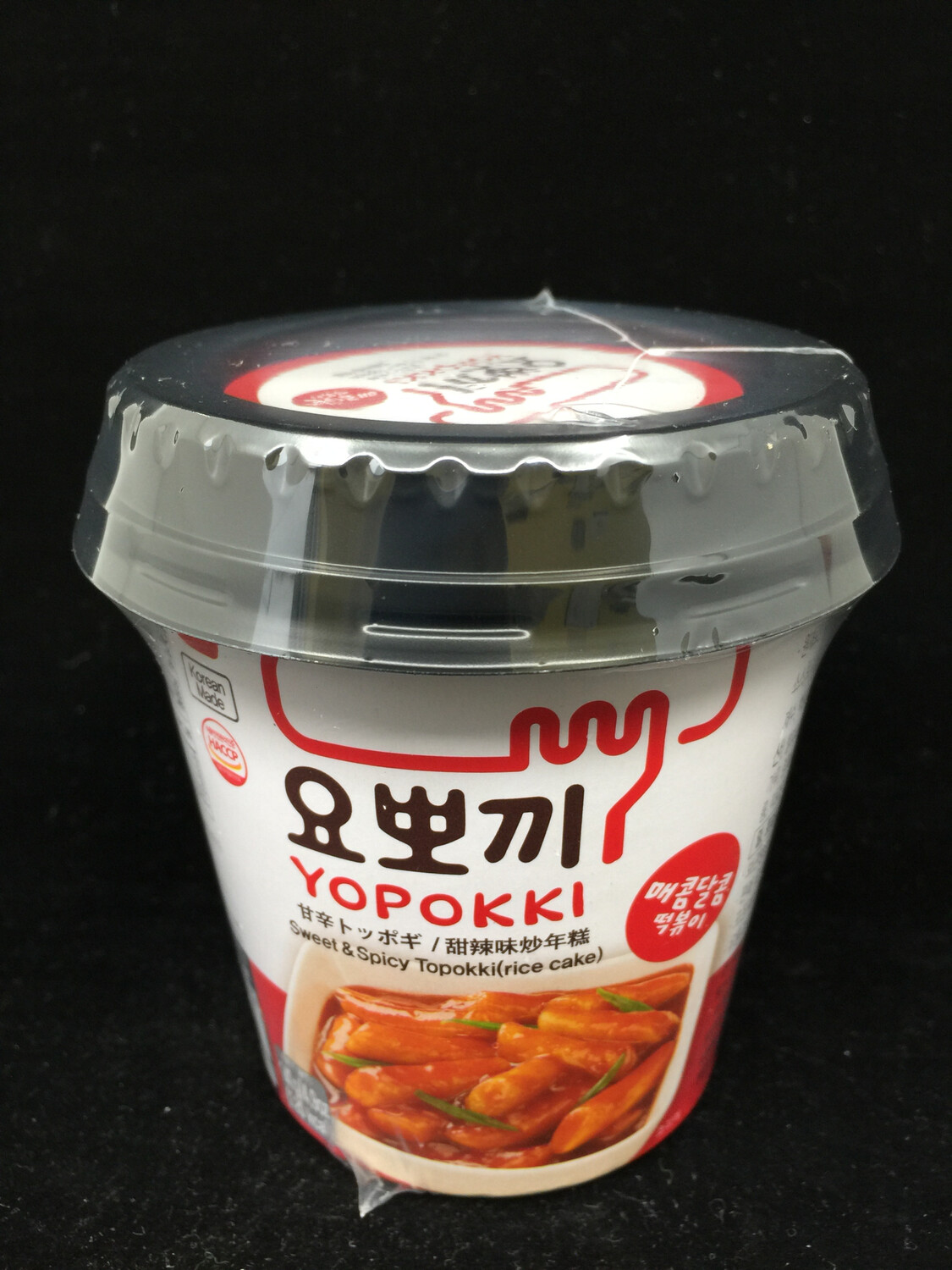 Z Yopokki rice cake cup-sweet&amp;spicy(140g)  速食年糕杯甜辣味