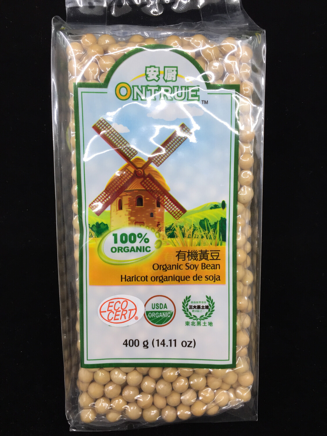 Z Ontrue organic soy bean(400g) 有机黄豆