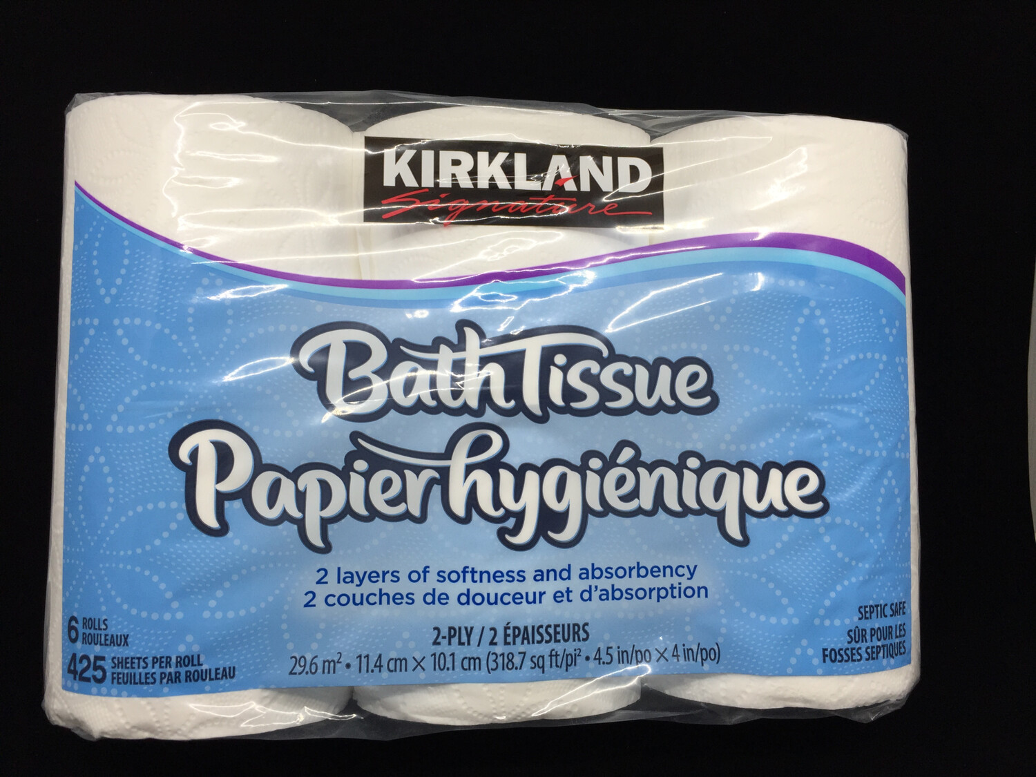 Bath Tissue 卫生纸 (6 rolls）