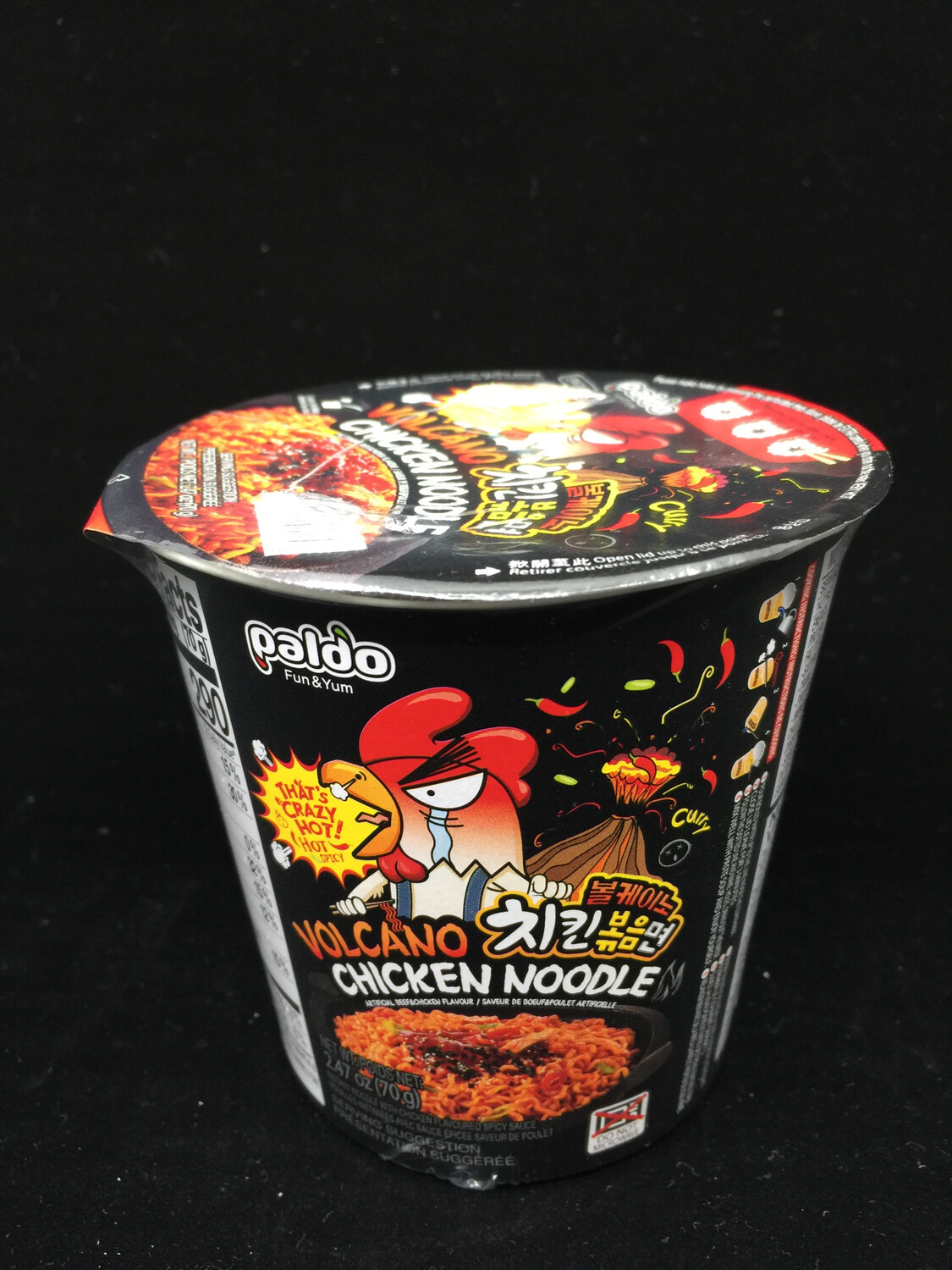 SF PAL VOLCANO CHICK CUP NDLE 70G 八道火山雞杯麵
