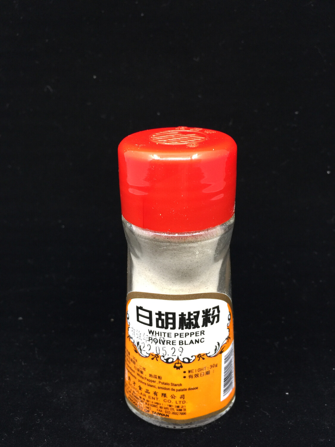 SF WHT PEPPER POWDER 30G 六福白糊椒粉