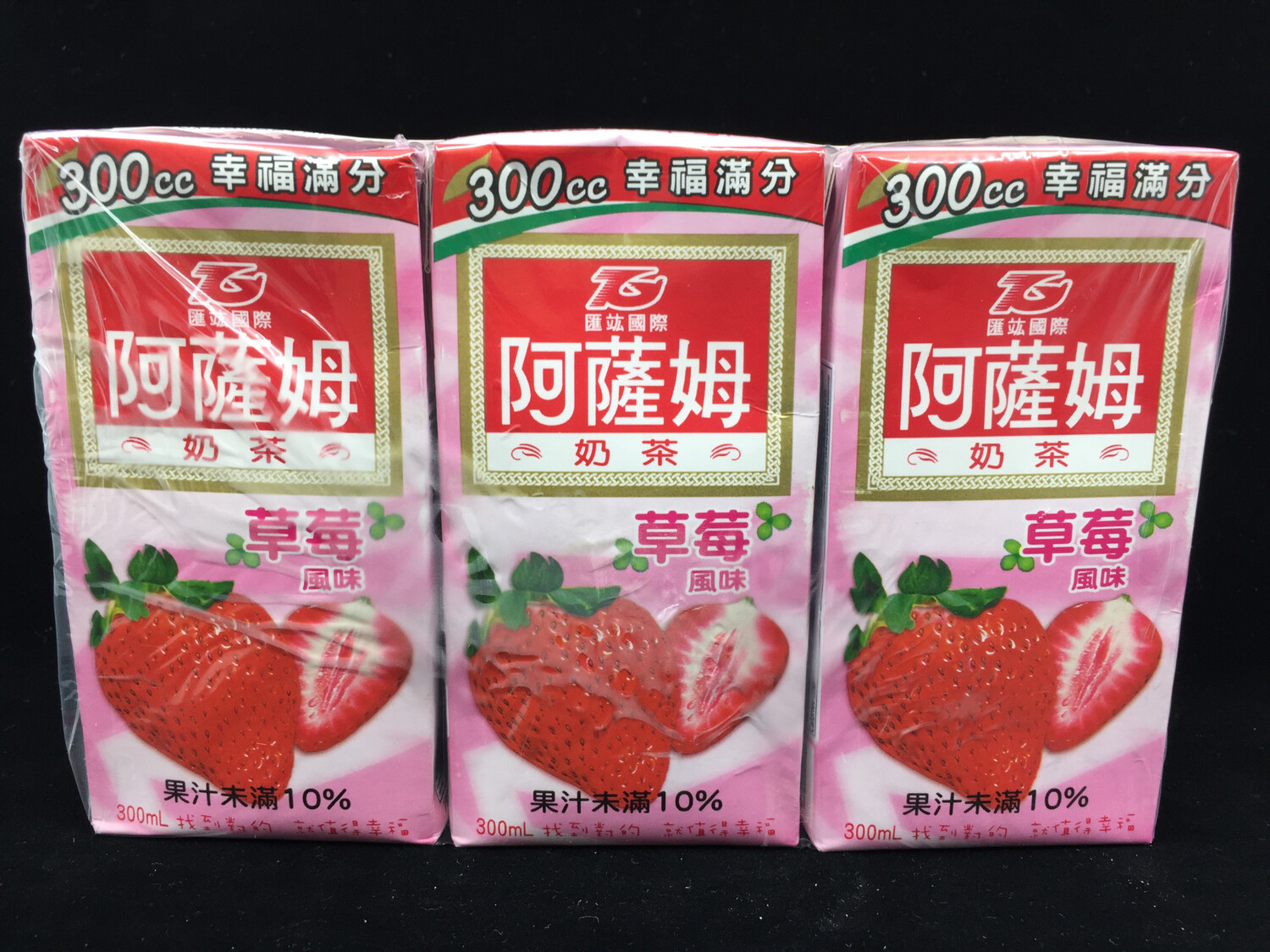 SF STRAW MILK TEA (300MLx6)  阿薩姆草莓奶茶