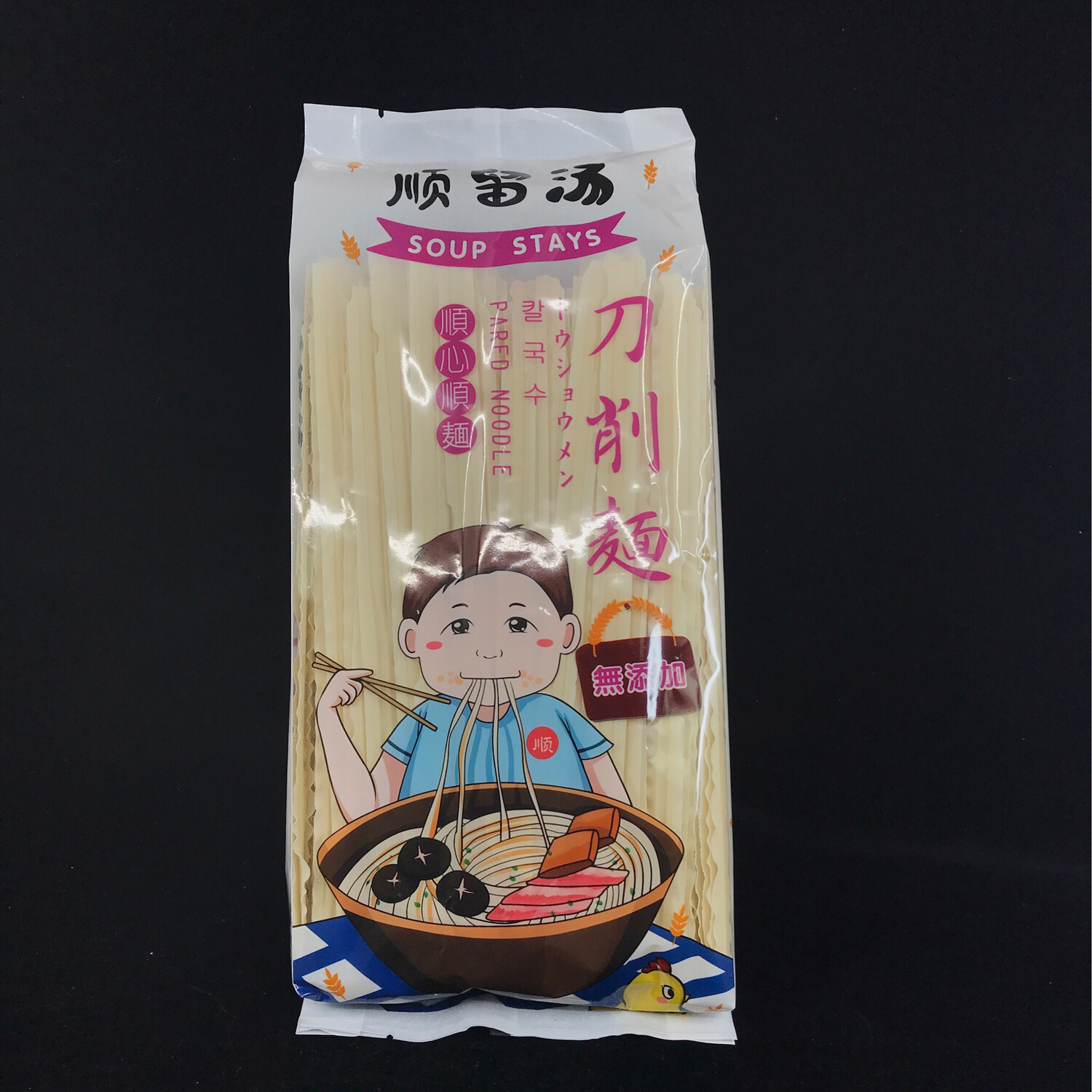 Z Soup Stay Pared Noodle 顺留汤刀削面500g
