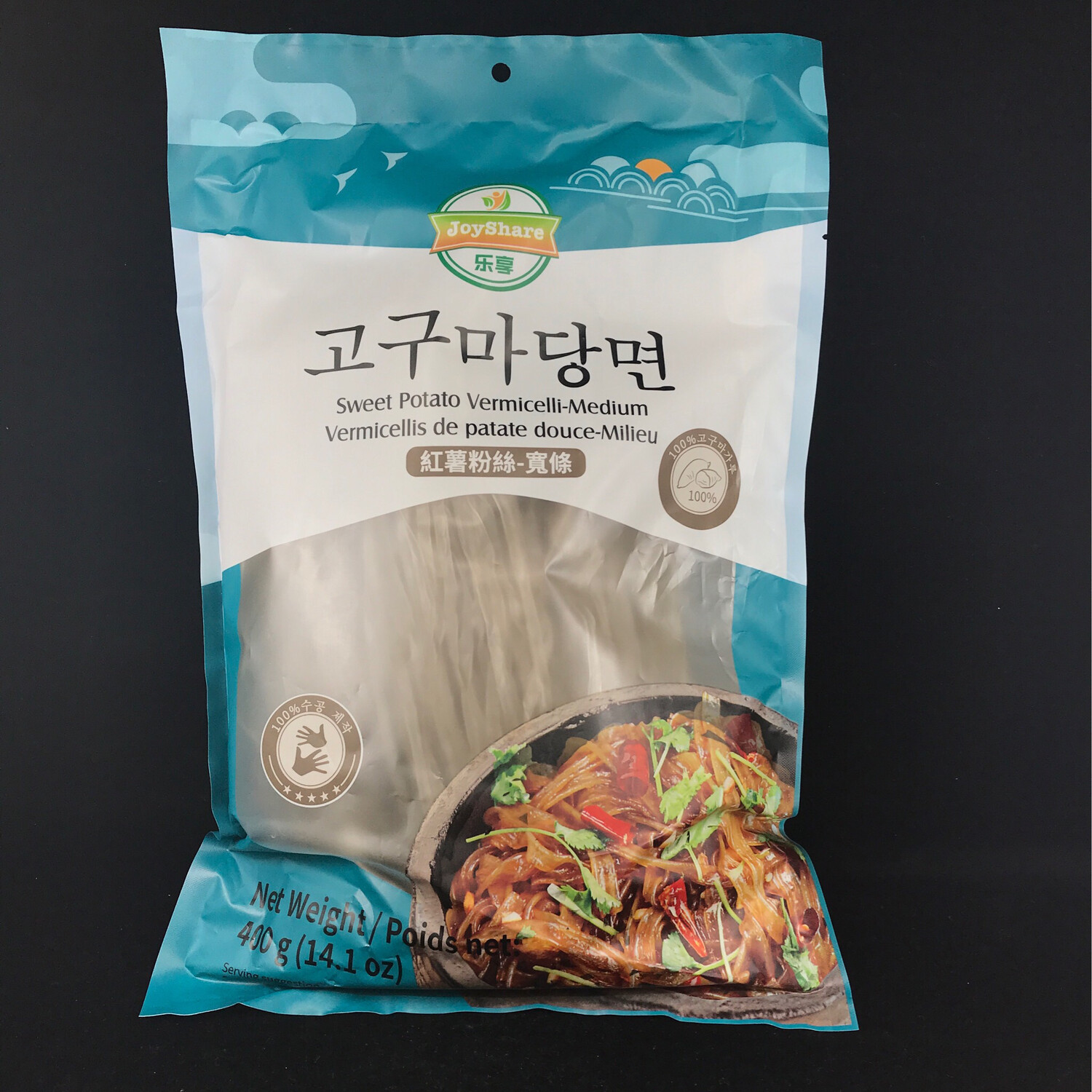 Z Sweet Potato Noodle-Wide 乐享韩国红薯粉丝400g