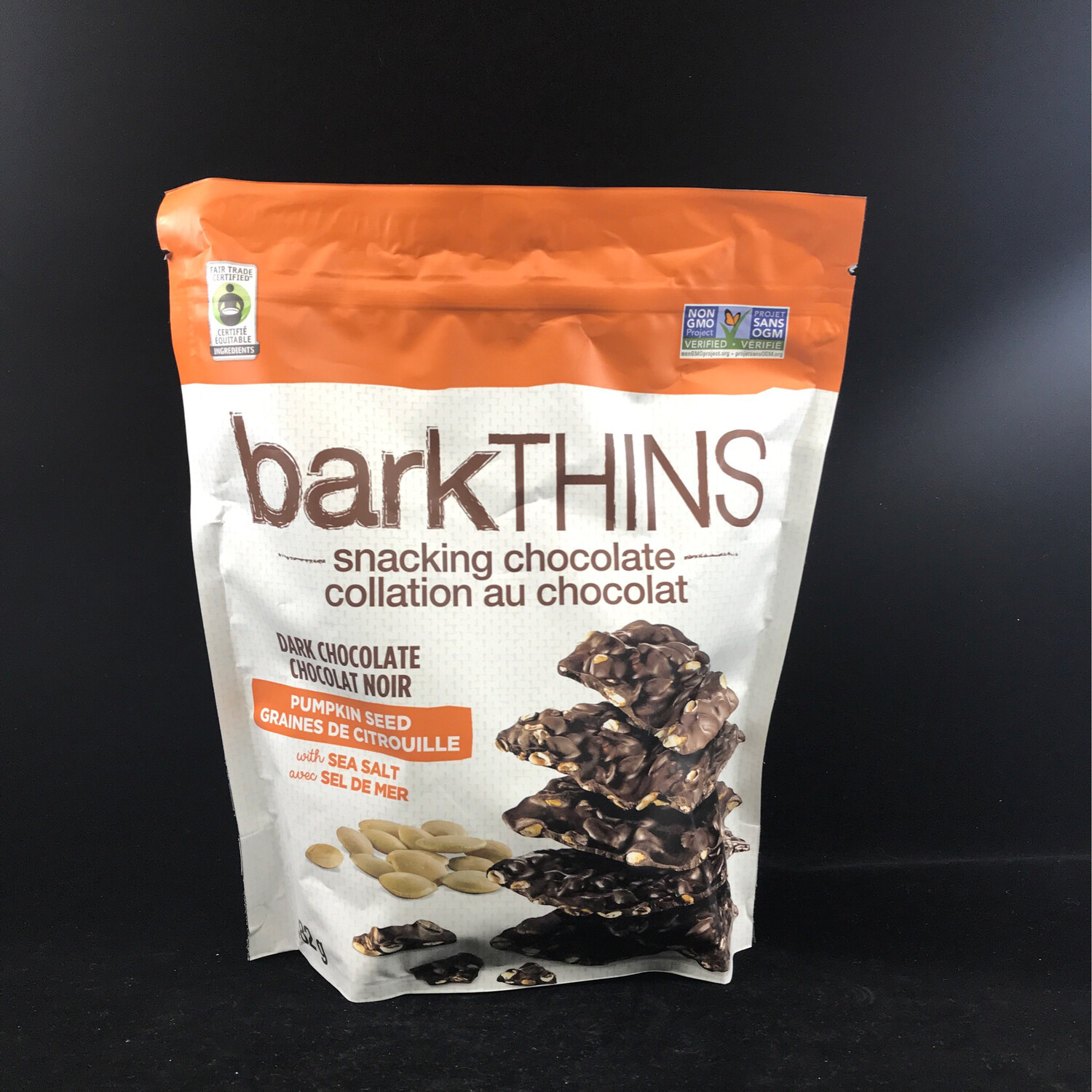 BarkThins Dark Chocolate Pumpkin Seeds, 482 g 黑巧南瓜子脆片