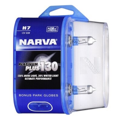 Narva Platinum Plus 130 Headlight Globe H7 12V 55W
