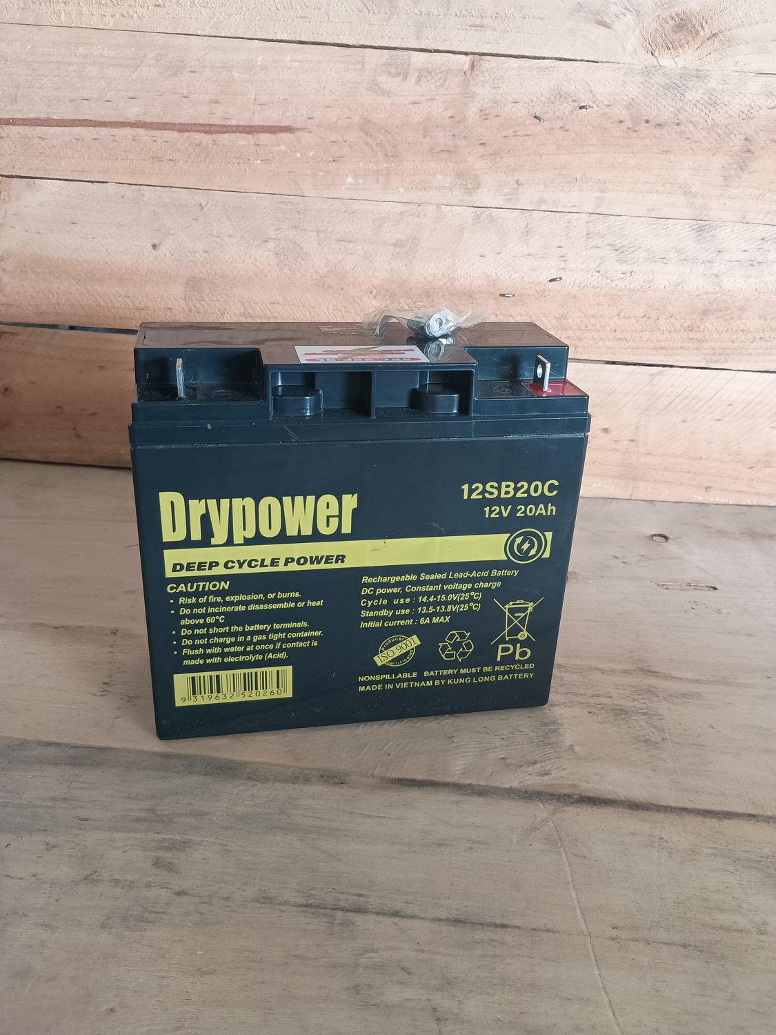12SB20C 12V 20AH Drypower