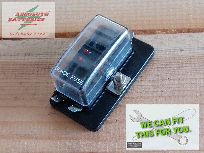 Fuse Box suit 4x blade fuses with LED