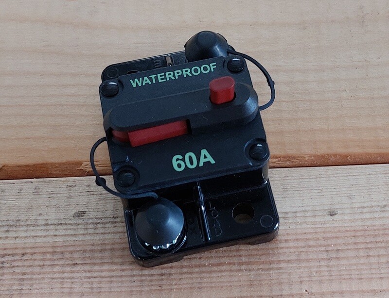 60amp 42V max Manual Reset Circuit Breaker