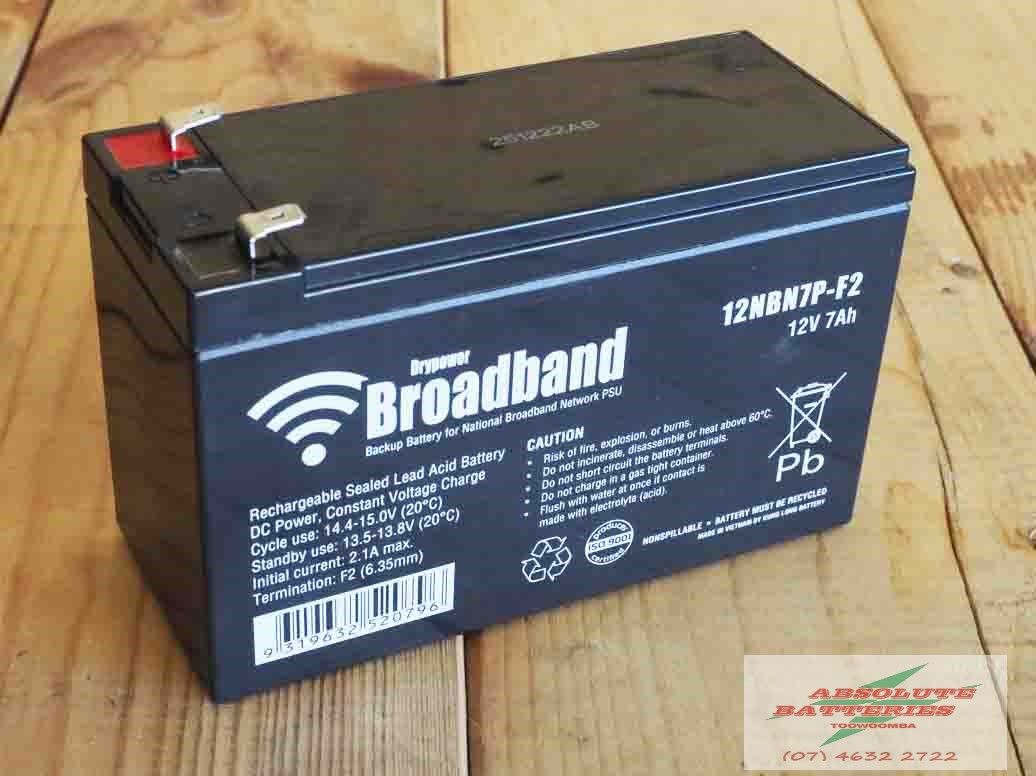 Drypower 12NBN7P-F2 Broadband 12V 7.2AH