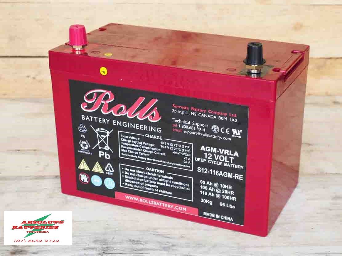 S12-116AGM-RE Rolls VRLA AGM-S