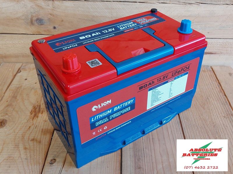 Lion LFP12-80LDP LiFe PO4 DUAL PURPOSE