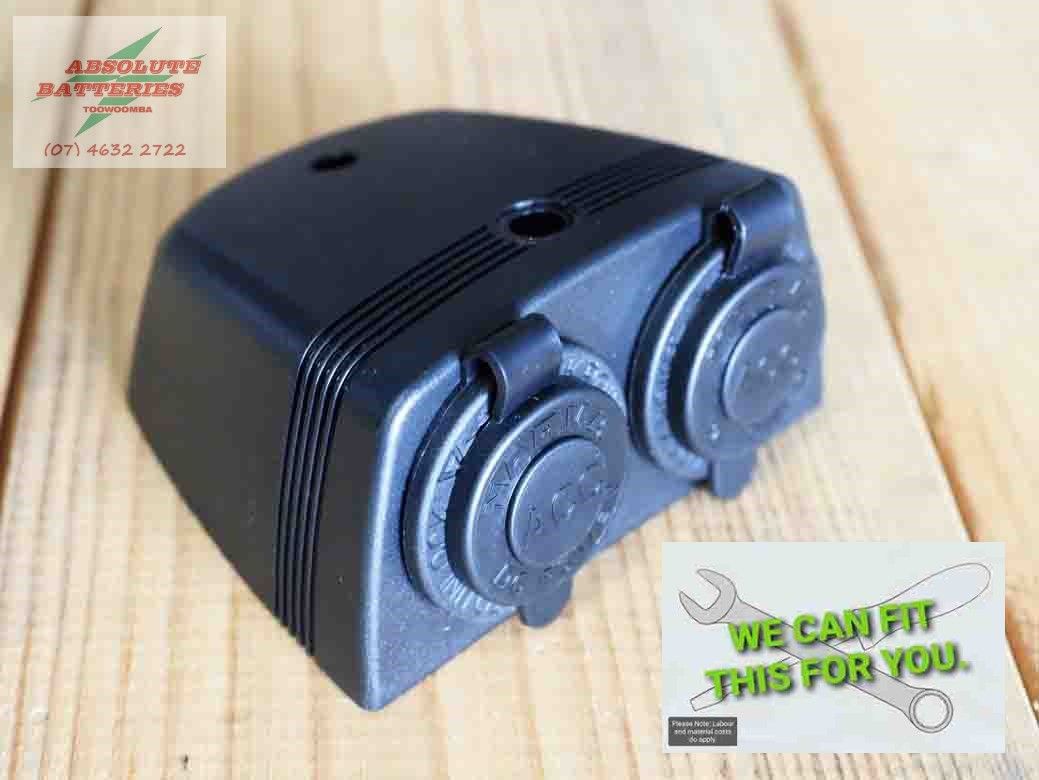 Narva 81160BL Twin Accessory Sockets